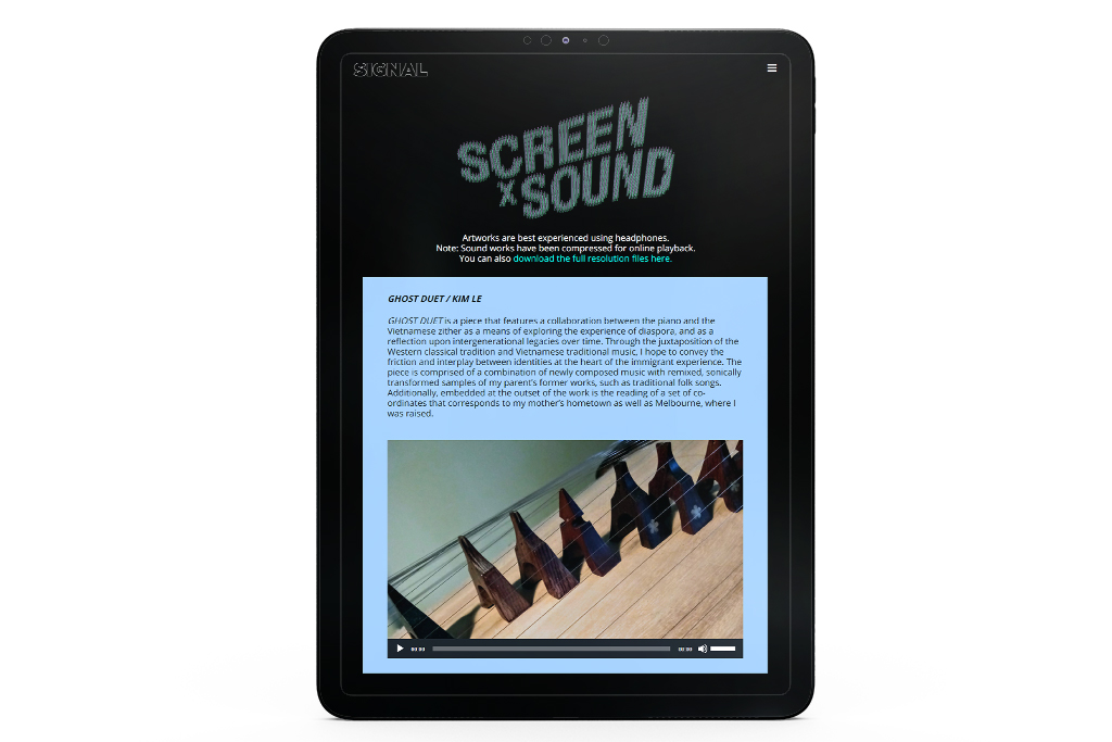 SIGNAL website design & development